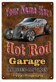 Vintage Add Your Name To Hot Rod Reproduction Sign 16x24