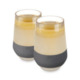 Wine FREEZE XL Cooling Cups in Gray (set of 2) by HOST