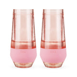 Champagne FREEZE Cooling Cups (set of 2)in Blush Tint by HO