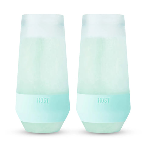 Champagne FREEZE in Seafoam Tint (set of 2) by HOST