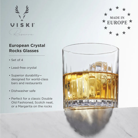 Reserve European Crystal DOF Tumblers by Viski