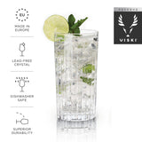 Reserve European Crystal Highball Tumblers by Viski