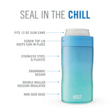 Stay-Chill Slim Can Cooler in Lagoon by HOST