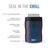 Stay-Chill Standard Can Cooler in Galaxy Black by HOST