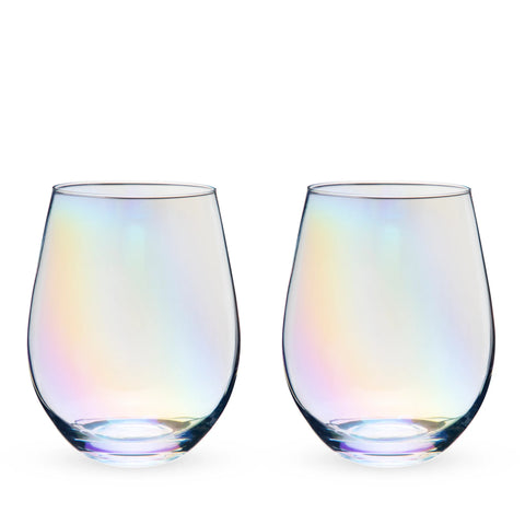 Luster Stemless Wine Glass Set by Twine