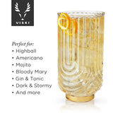 Gatsby Highball Glasses by Viski