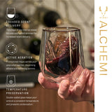 Alchemi Aerating Wine Tasting Glass by Viski