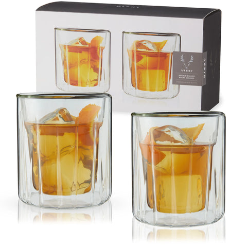 Double Walled Rocks Glasses by Viski