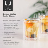 Double Walled Rocks Glasses by Viski