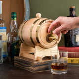 Whiskey Barrel Drink Dispenser by Foster & Rye