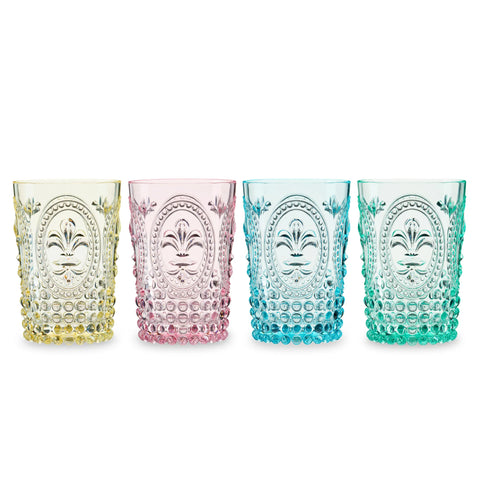 Shatterproof Embossed Tumbler Set of 4 by Twine Living