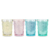 Shatterproof Embossed Tumbler Set of 4 by Twine Living