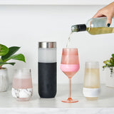 Wine FREEZE Stemmed Cooling Cups Set by HOST