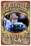 Hangmans Tree Placerville Ca.Sign By Artist Phil Hamilton 12x18