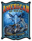 American Biker Cut Out Garage Shop Sign By Steve McDonald 14×18