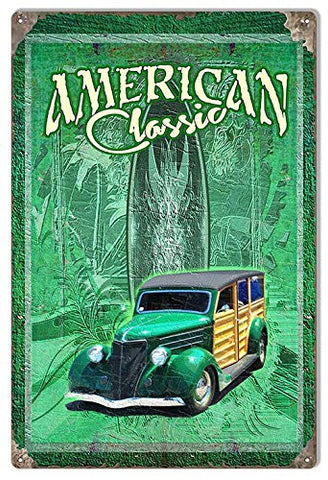 Green American Classic By Artist Phil Hamilton 12x18