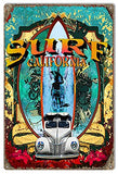 Surf California Sign by Artist Phil Hamilton 12x18