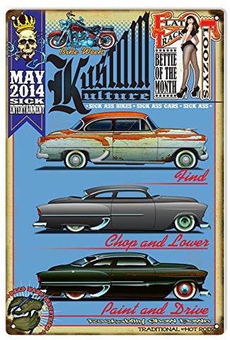 Vintage Bike Week Kustom Kulture Sign