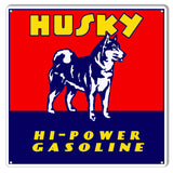 Husky Motor Oil Reproduction Gasoline Metal Sign 12×12