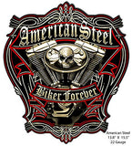 Steel Biker Forever Cut Out Motorcycle Sign By Steve McDonald 13.8×15.