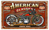 American Classics Motorcycle Metal Sign Steve McDonald 18×30