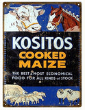 Nostalgic Kositos Stock Food Reproduction Sign 9x12