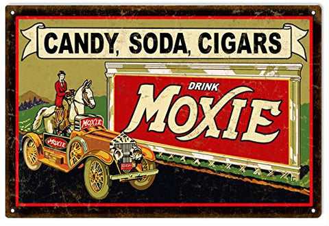 Vintage Moxie Drink Reproduction Sign 16x24