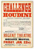 ArtFuzz Houdini Challenge Reproduction Magician Metal Sign 12x18