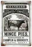 Reproduction Mince Pies Sign