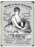 Nostalgic Pear Soap Reproduction Sign 9x12