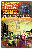 Wine Country Placerville Ca By Artist Phillip Hamilton 12x18