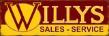 Reproduction Willys Sales Service Garage Shop Reproduction Sign 8x24