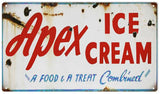 Apex Ice Cream Sign 8x14