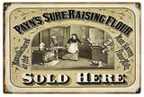 Vintage Payns Flour Reproduction Sign 12x18