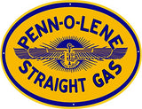 Penn-O-Lene Motor Oil Reproduction Gas Station Metal Sign 26x34