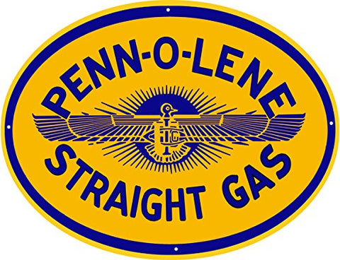 Penn-O-Lene Motor Oil Reproduction Gas Station Metal Sign 26x34