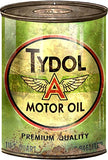 Tydol Motor Oil Can Reproduction Garage Shop Metal Sign 12x18