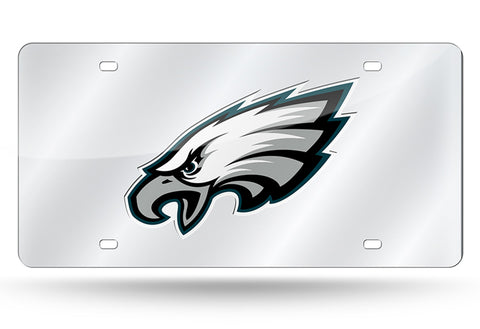 Philadelphia Eagles License Plate Laser Cut Silver