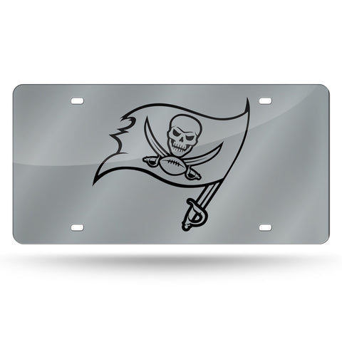 Tampa Bay Buccaneers License Plate Laser Cut Silver