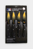 Pittsburgh Pirates Knife Set Steak 4 Pack