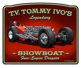 Tommy Ivo Dragster Vintage Sign Metal Sign