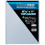 Toploader - 8-1/2x 11 (25 per pack)