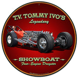 Tommy Ivo Dragster Vintage Sign Metal Sign