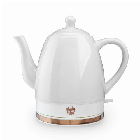 Noelle Grey Ceramic Electric Tea Kettle By Pinky Up