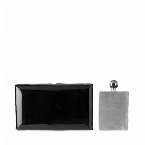 V.I.P. : Black Incognito Clutch Flask By Blush