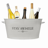 Stay Awhile Metal Drink Tub By Twine