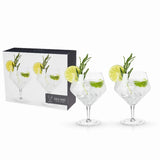 Angled Crystal Gin & Tonic Glasses By Viski