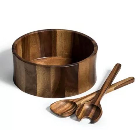 Large Salad Bowl with Servers