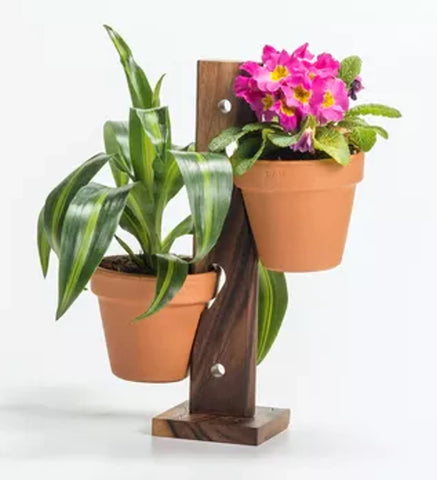 2 Pot Hanging/ Standing Plant Holder