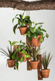 6 Pot Hanging Plant Holder - 3 piece set